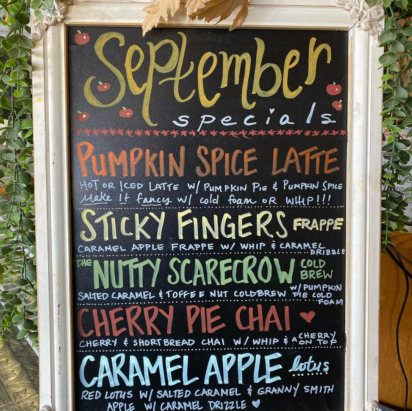 September 2024 Specials