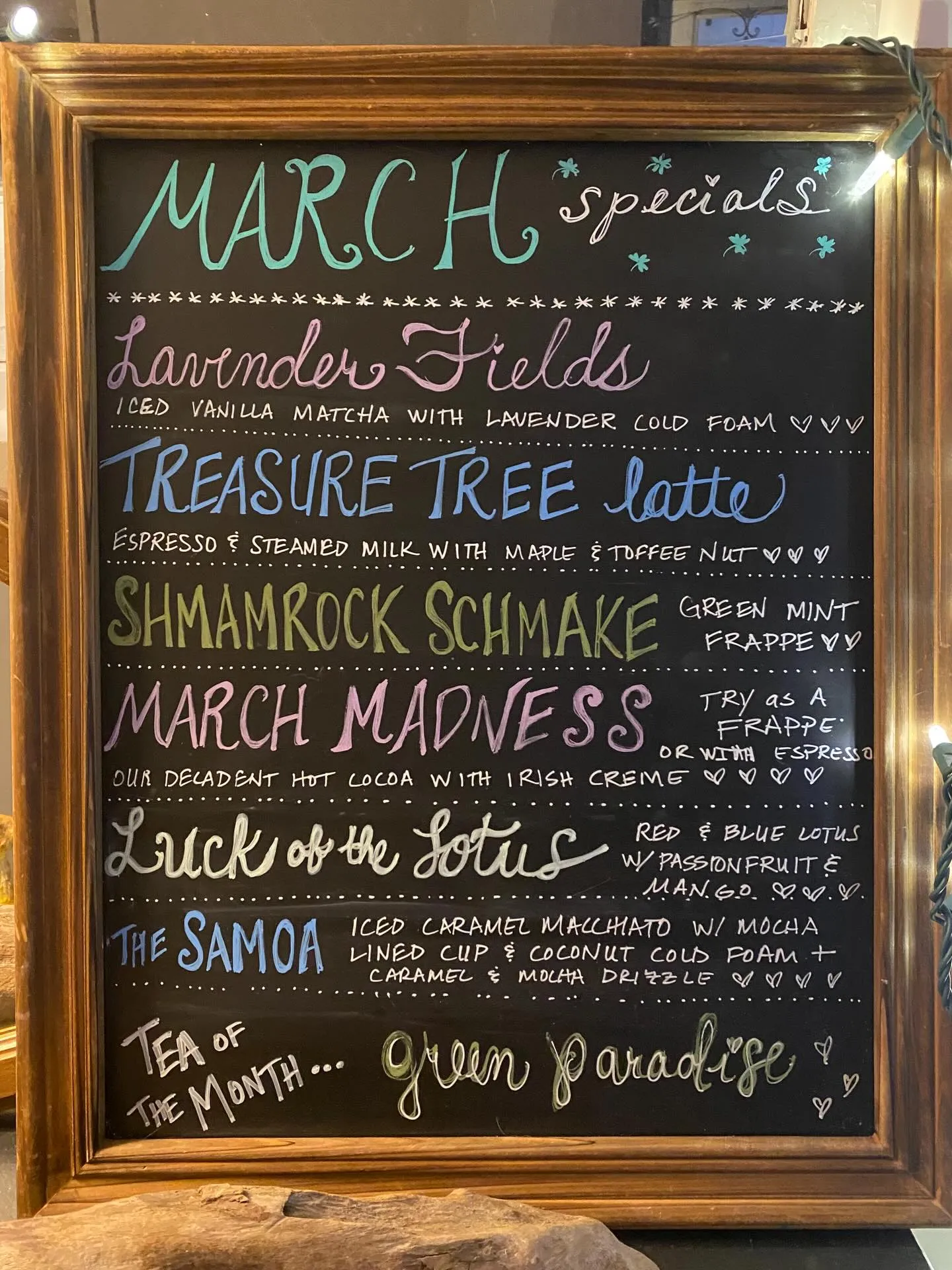 March Specials