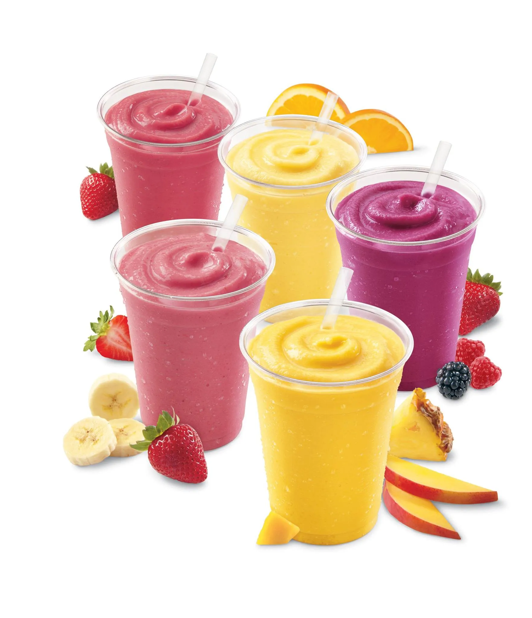 Assorted Fruit Smoothies